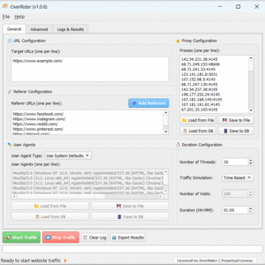 Web Traffic Generator