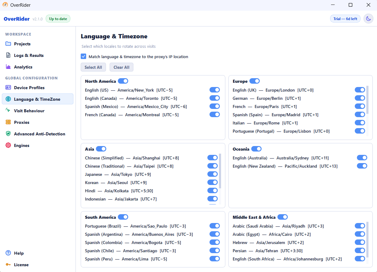 OverRider Advanced Web Traffic Generator